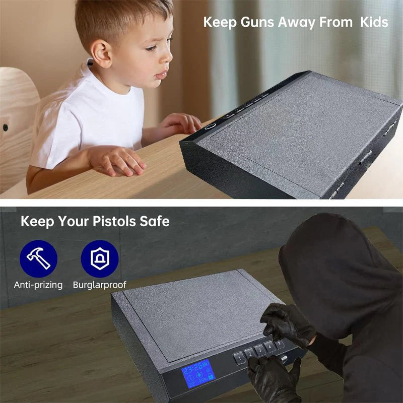 Portable Biometric Gun Safe Box