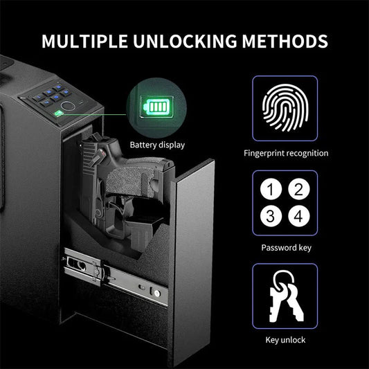 Portable Biometric Gun Safe Box
