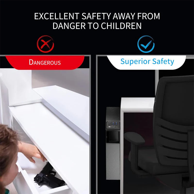 Portable Biometric Gun Safe Box
