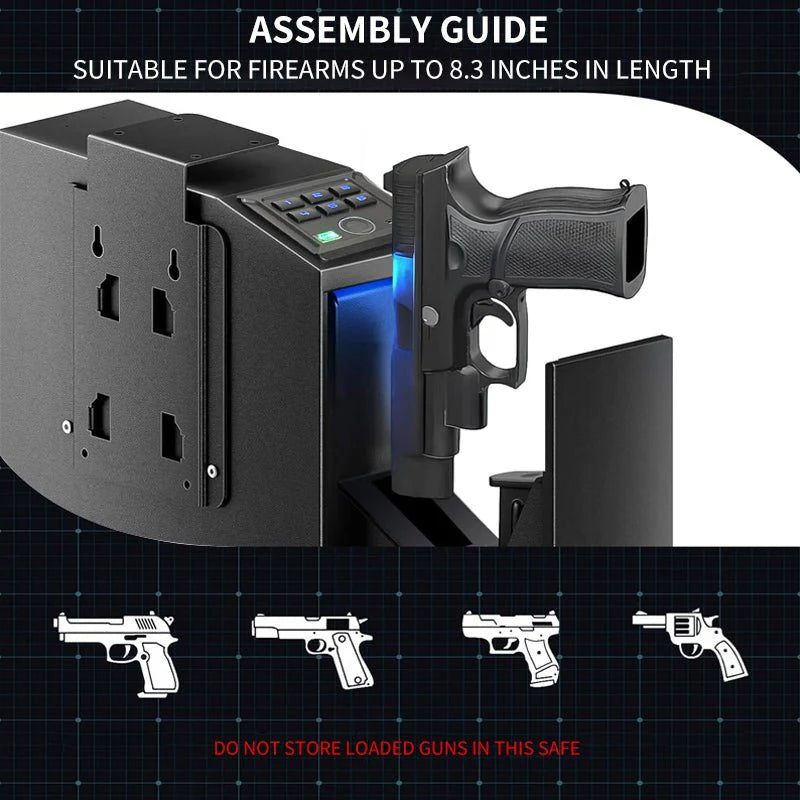 Portable Biometric Gun Safe Box