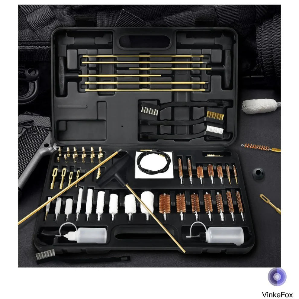 VinkeFox Universal Gun Cleaning Kit for All Guns Brass Jags & Loops Upgraded